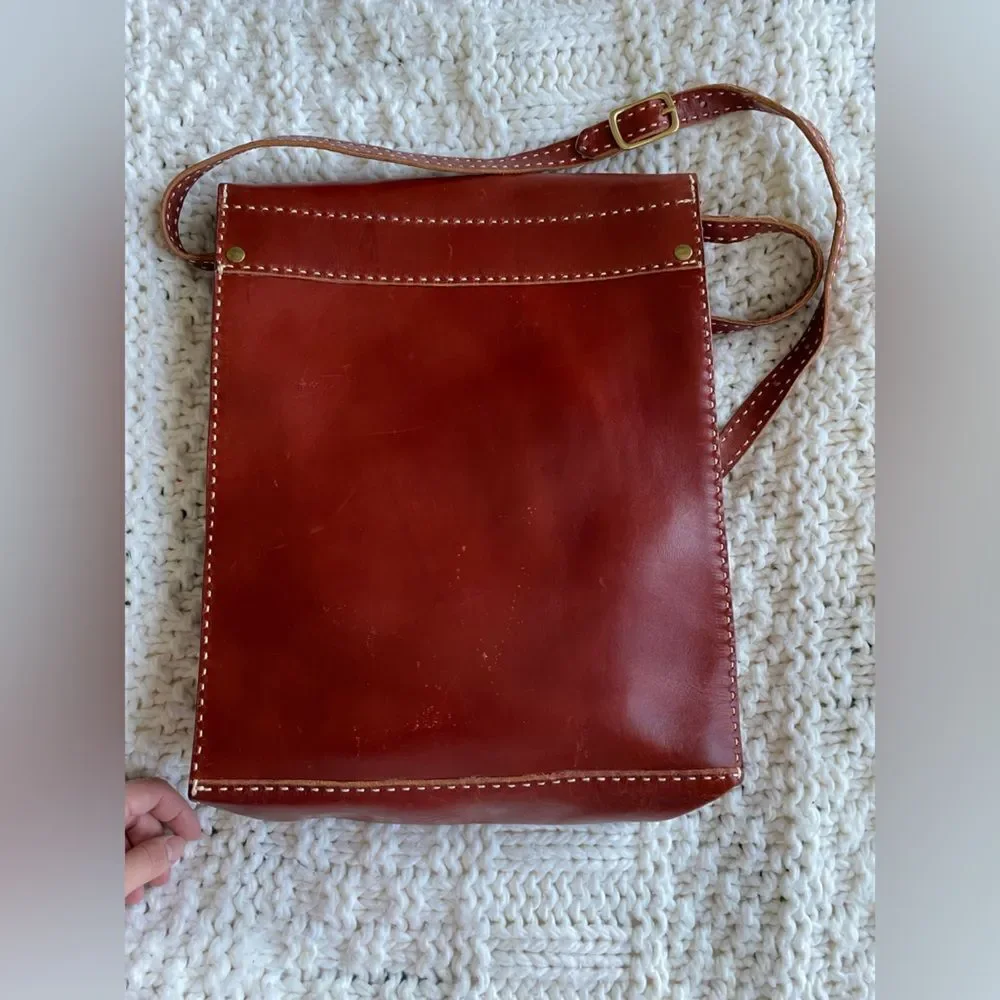 Handcrafted Leather Messenger Bag